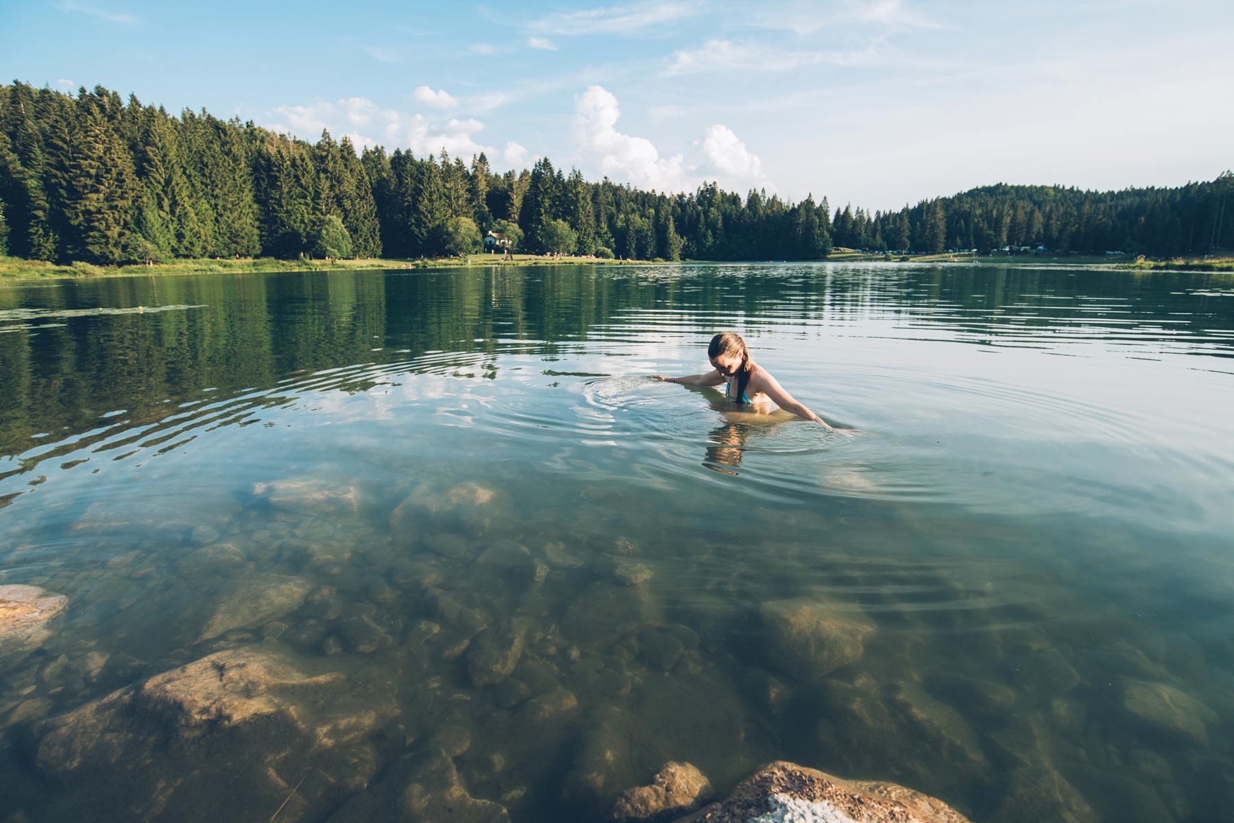 Le Lac Genain, Montagnes du Jura