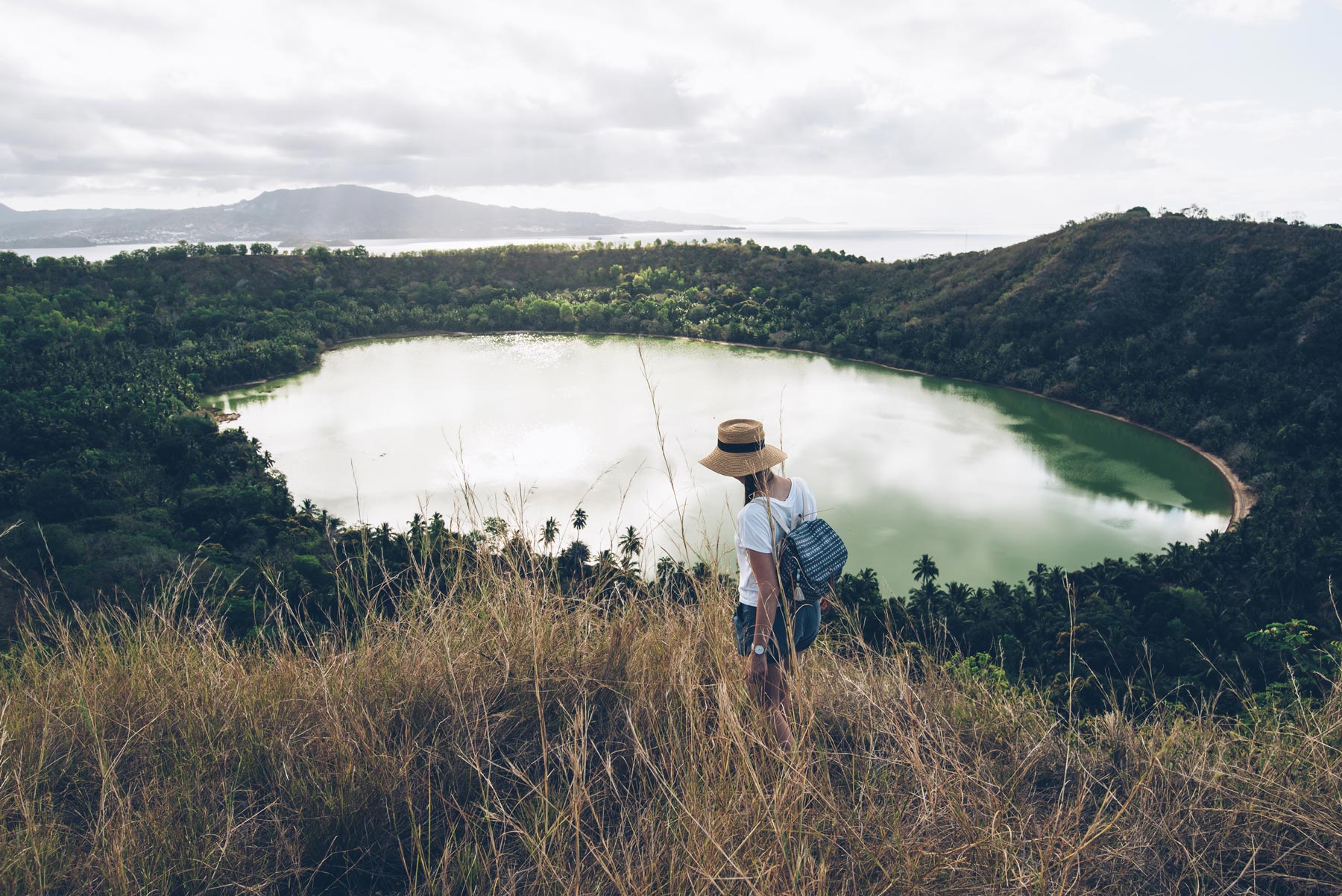 Lac vert Dziani, Mayotte