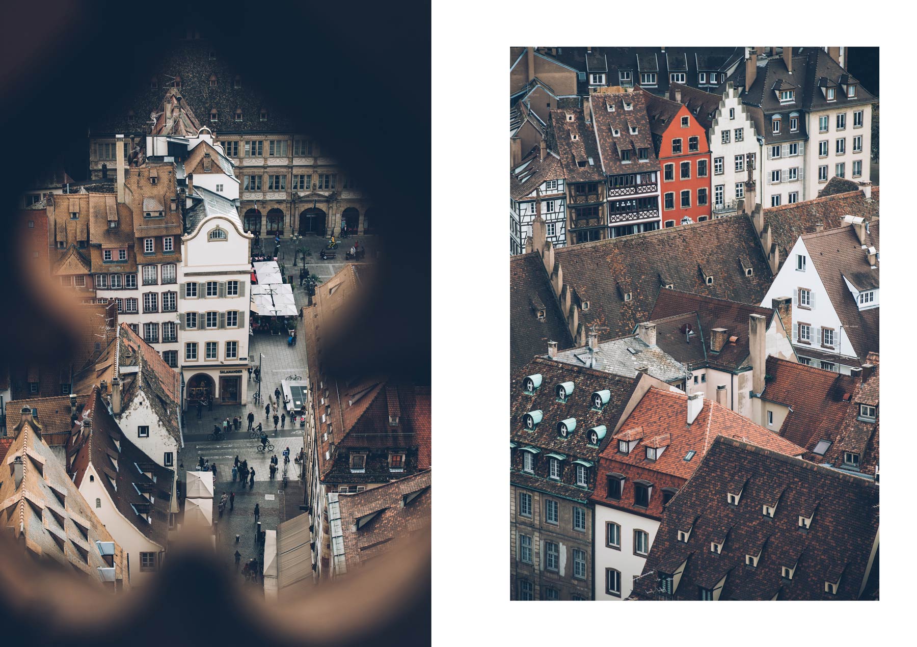 Strasbourg, Vue depuis la plateforme de la Cathédrale