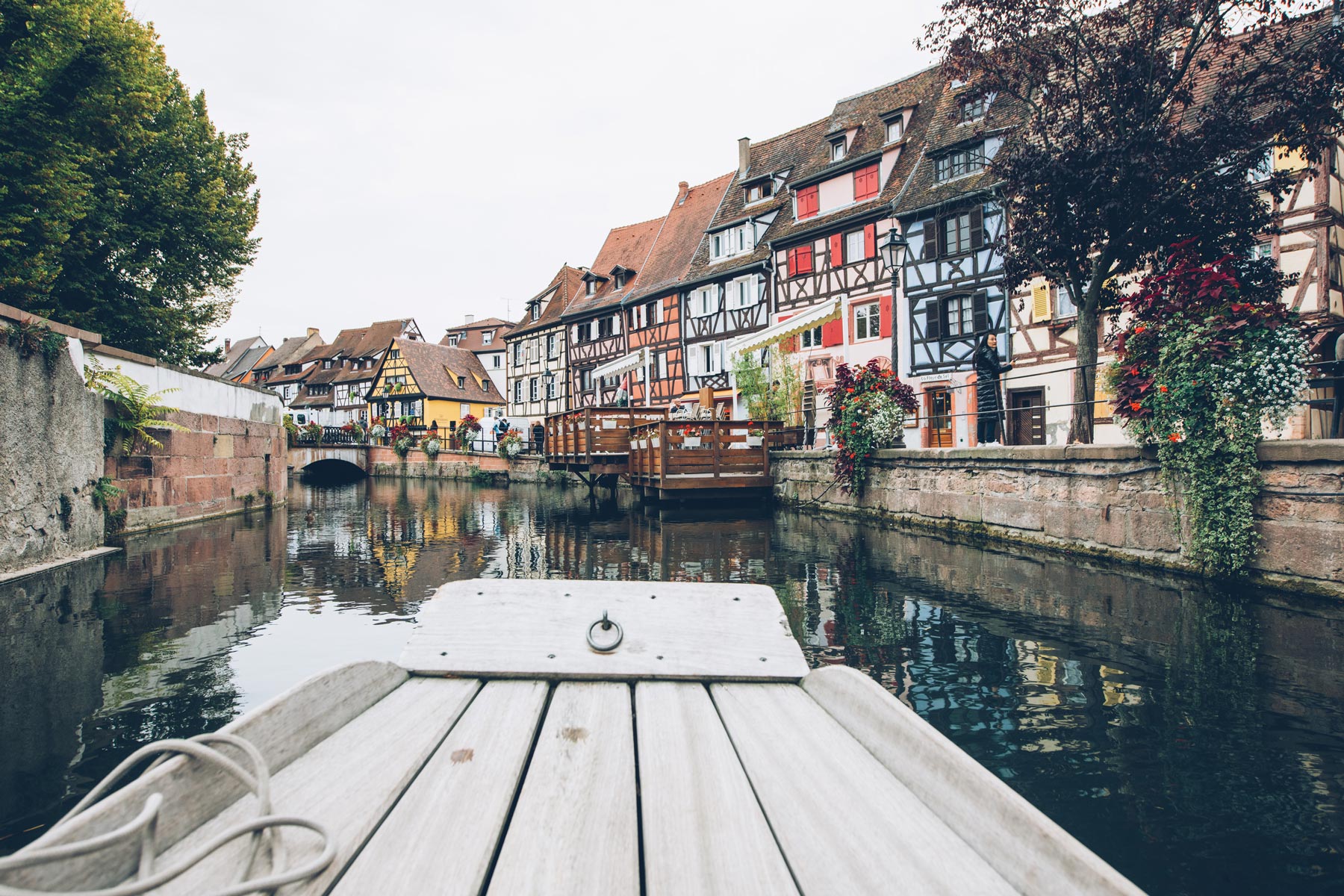 Colmar, visite en barque à fond plat