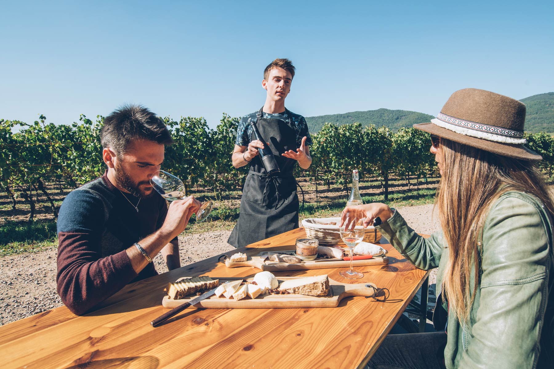 Visite du domaine Achillé avec Vino Varlot