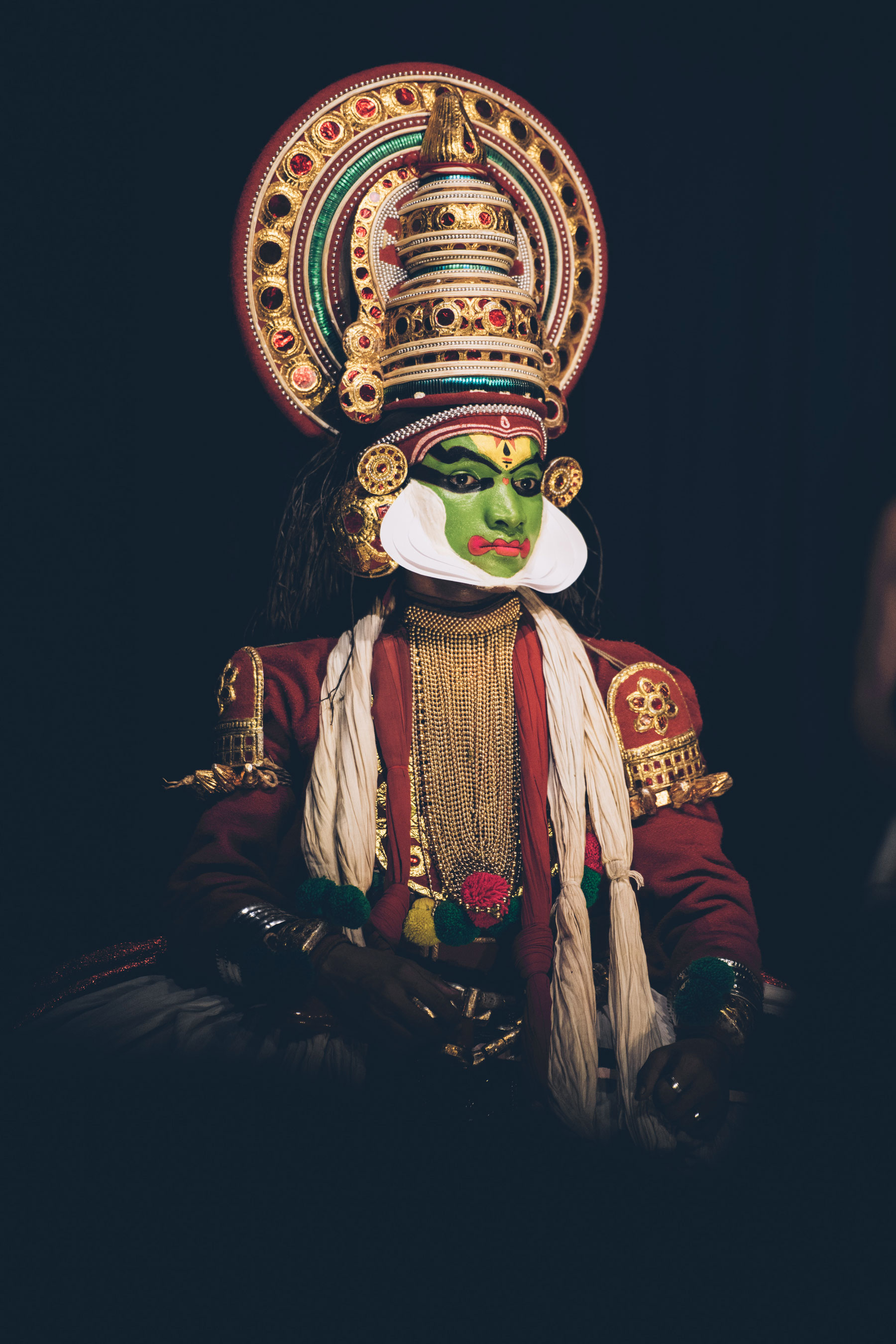 Spectacle de Kathakali, Cochin, Kerala