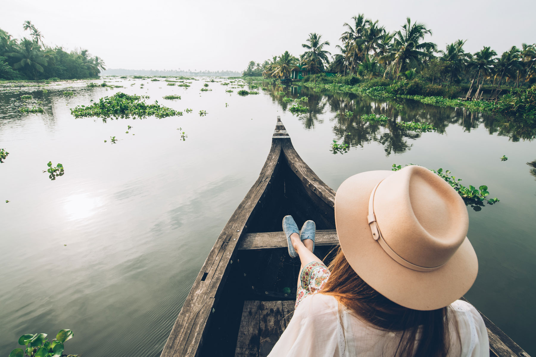 Backwaters, Kerala, Inde