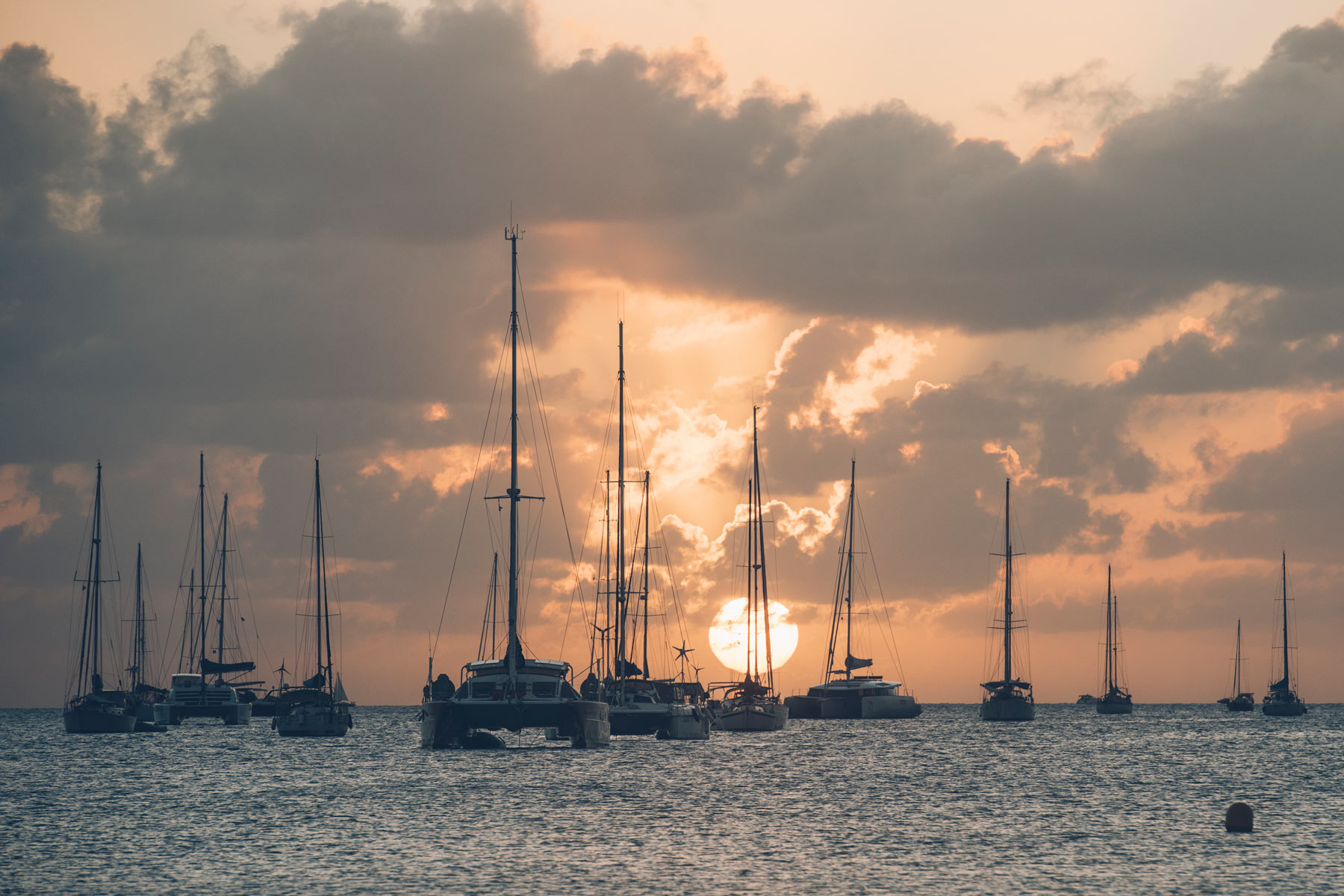 Départ de la croisière en Martinique