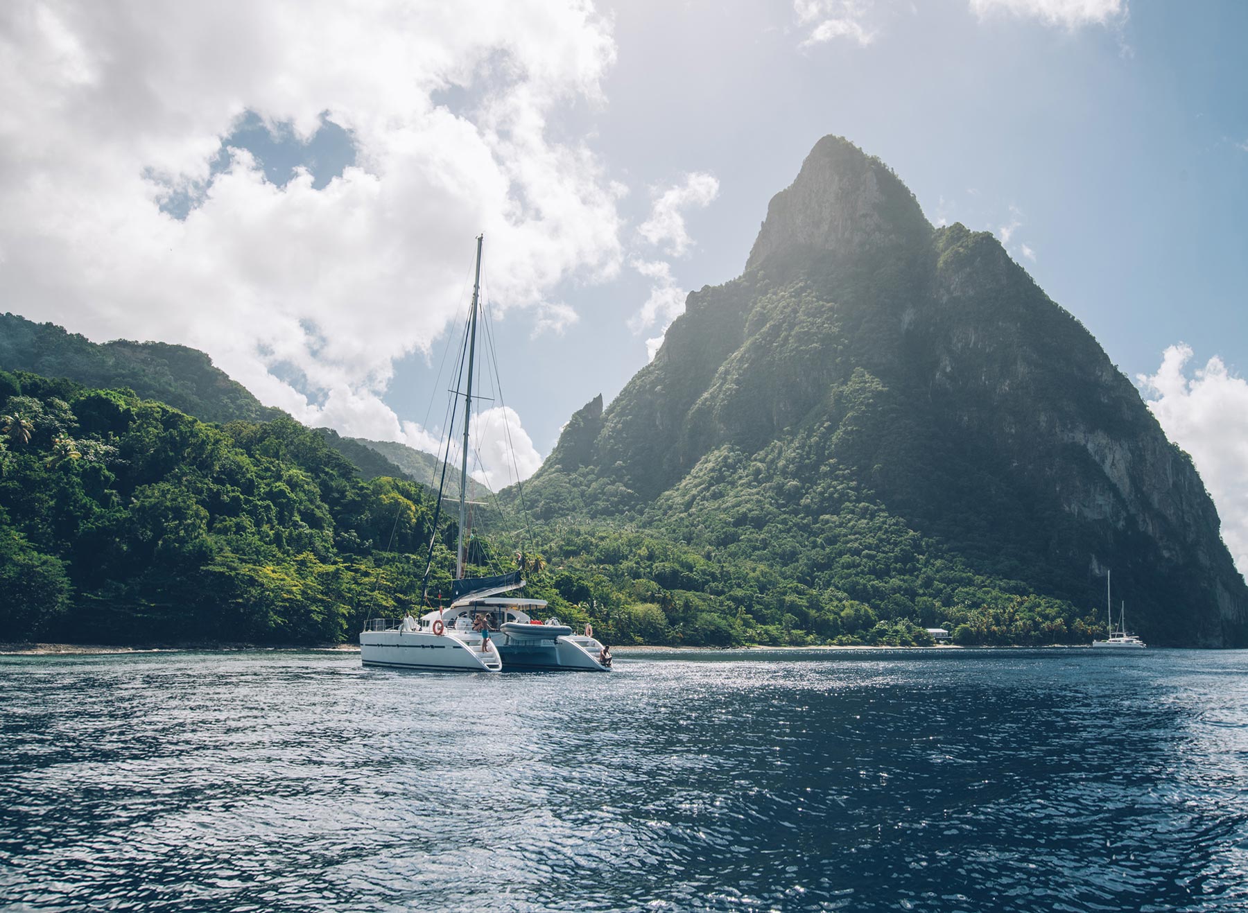 Croisière à la voile, Sainte-Lucie