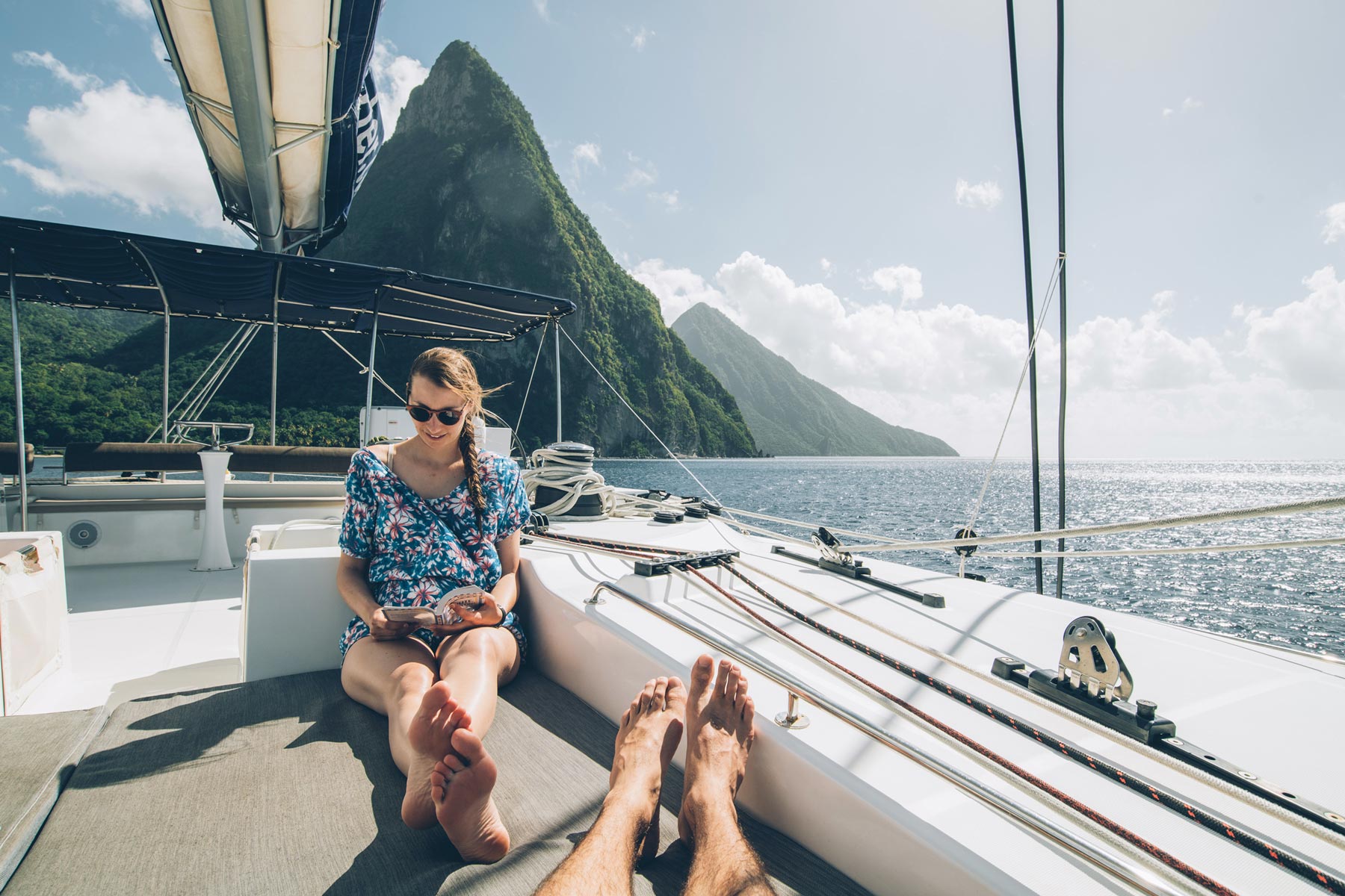 Croisière dans les Grenadines, Sainte Lucie