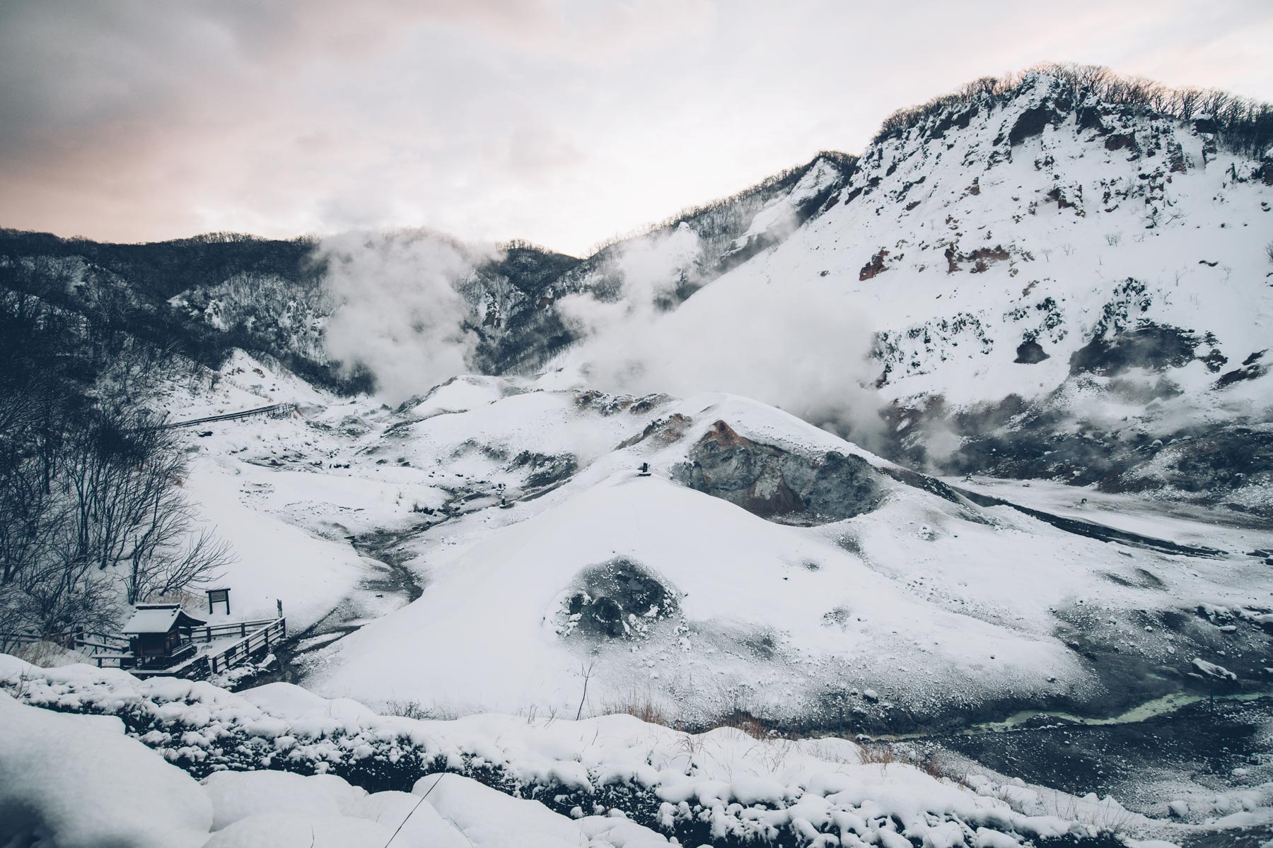 Vallée de l'Enfer Hokkaido