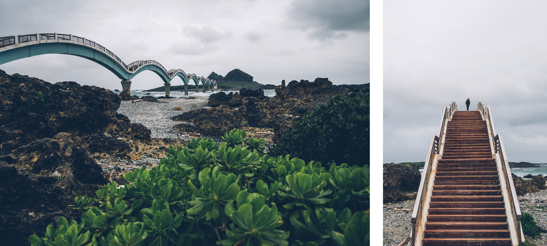 Le pont de Sanxiantai, Taiwan