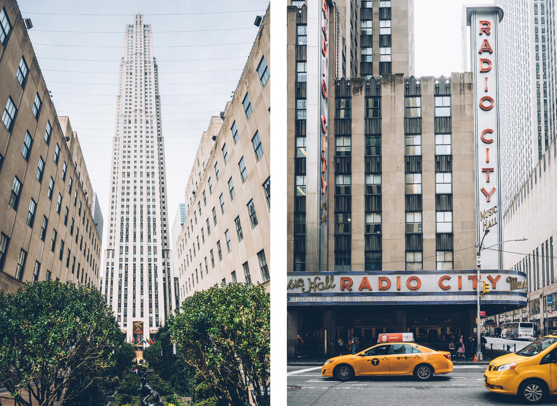 Rockfeller Centre et Radio City Music Hall