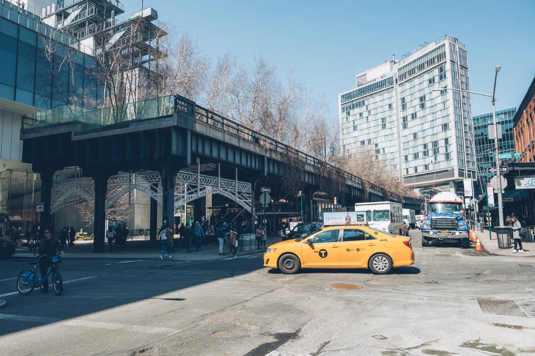 Départ de la Highline, New York