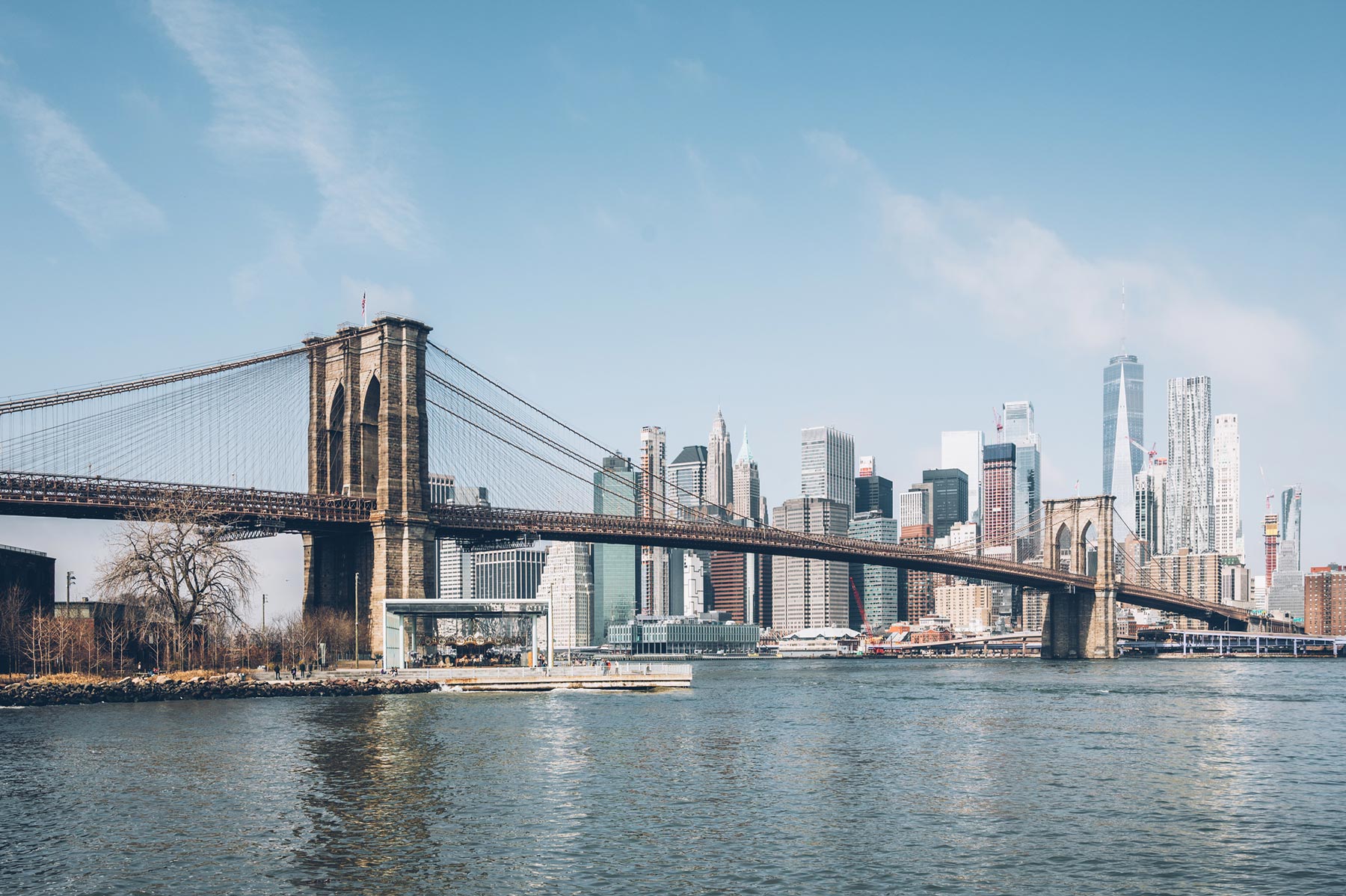 Brooklyn Bridge depuis Dumbo