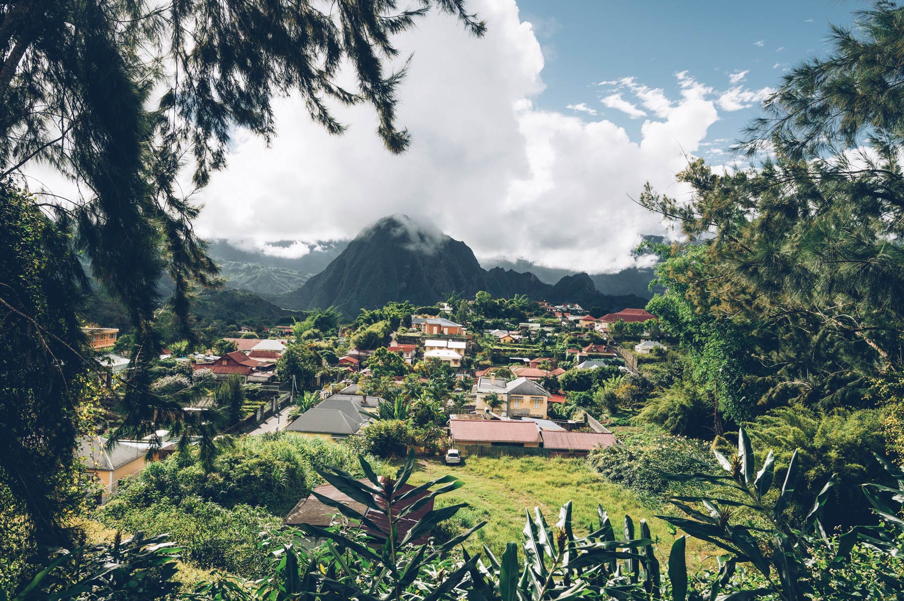Hell Bourg, plus beau village de France, La Reunion