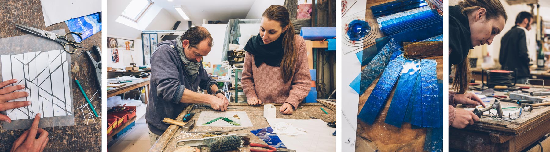 Apprendre à faire un vitrail à Chartres