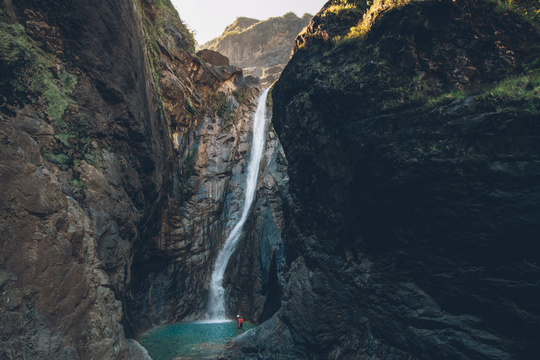 Cilaos, bras Rouge, Canyoning