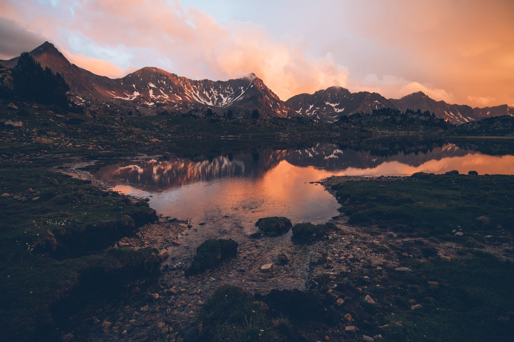 Lac sur la Randonée du Madriu, Andorre