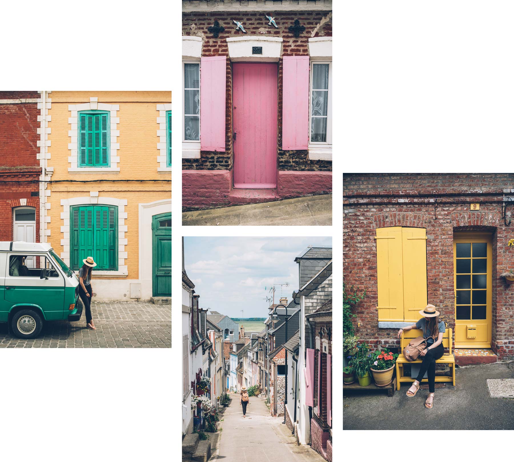 Rues colorées de St Valery sur Somme