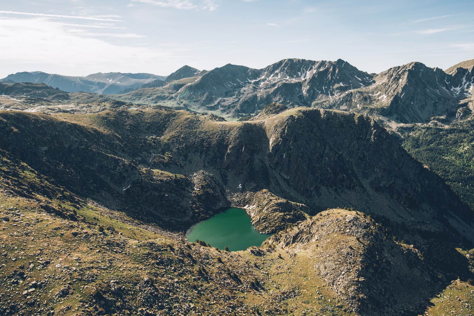 Andorre depuis le ciel