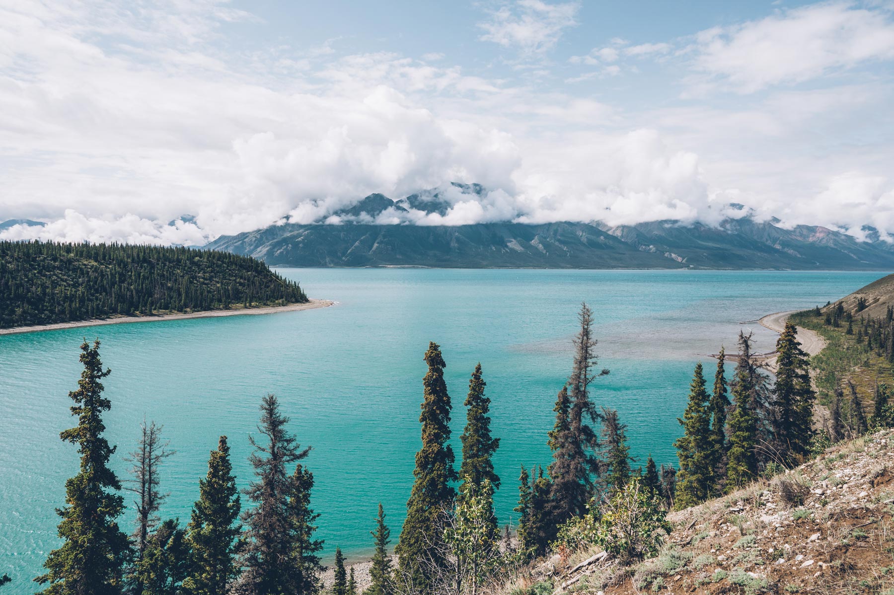 Lac Kluane, Yukon