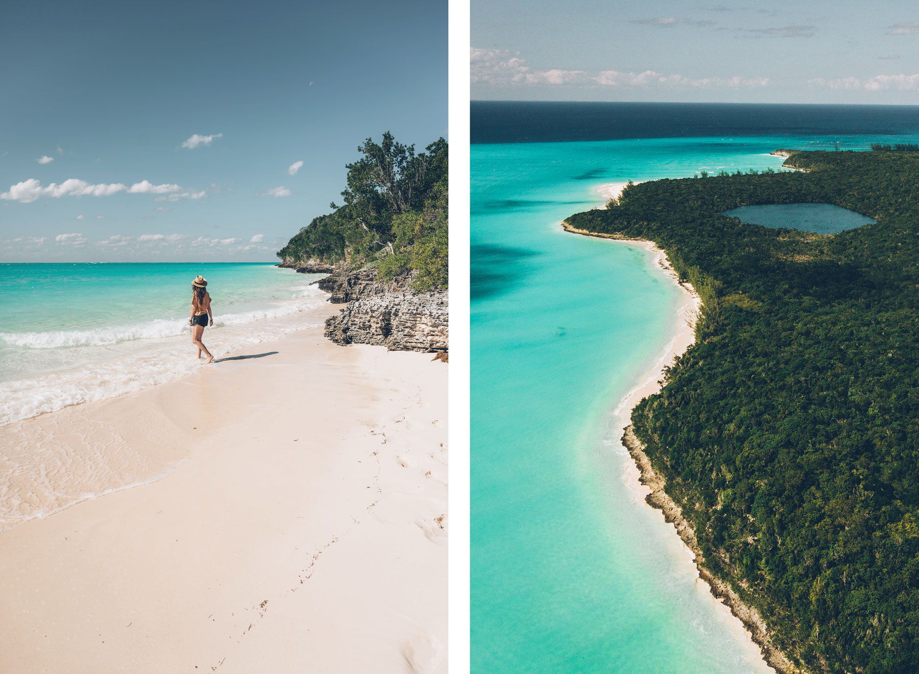 Plage Shanna's Cove, Cat Island, Bahamas