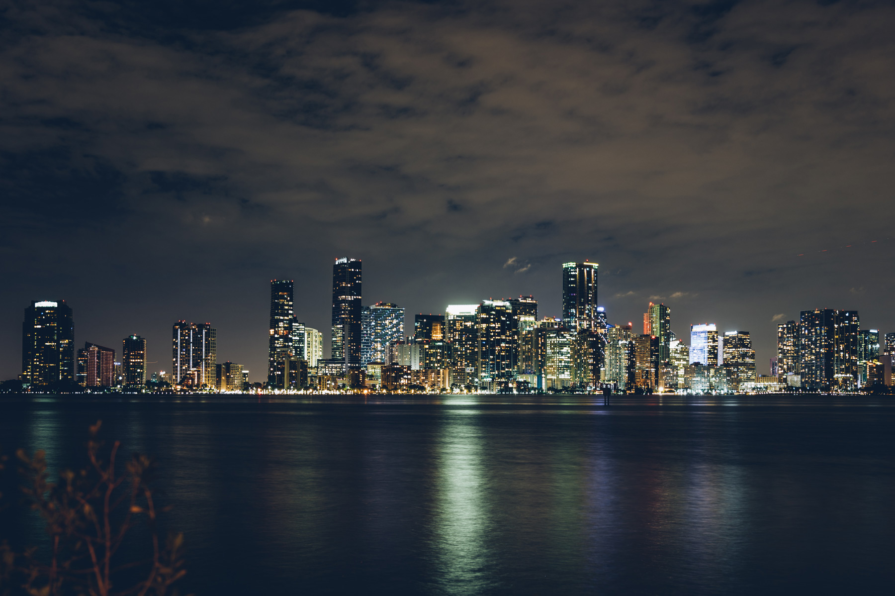 Miami Skyline depuis Rusty Pelican