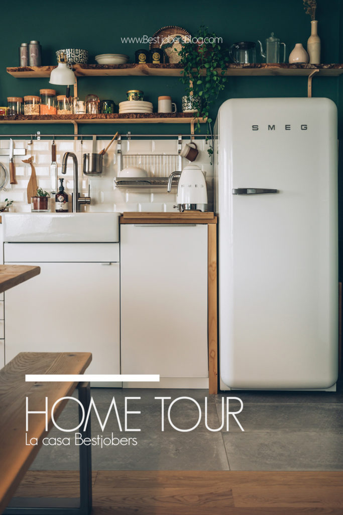 Home Tour Bestjobers, Cuisine verte et bois