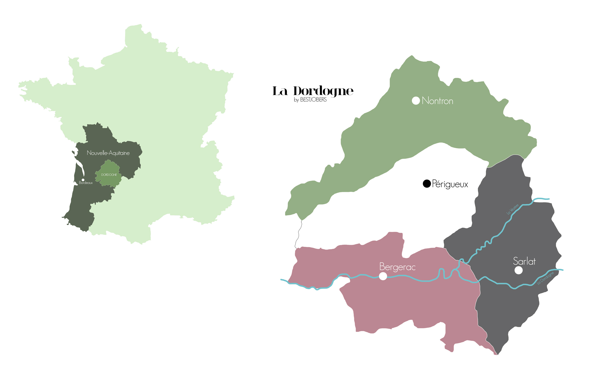 Carte du Périgord
