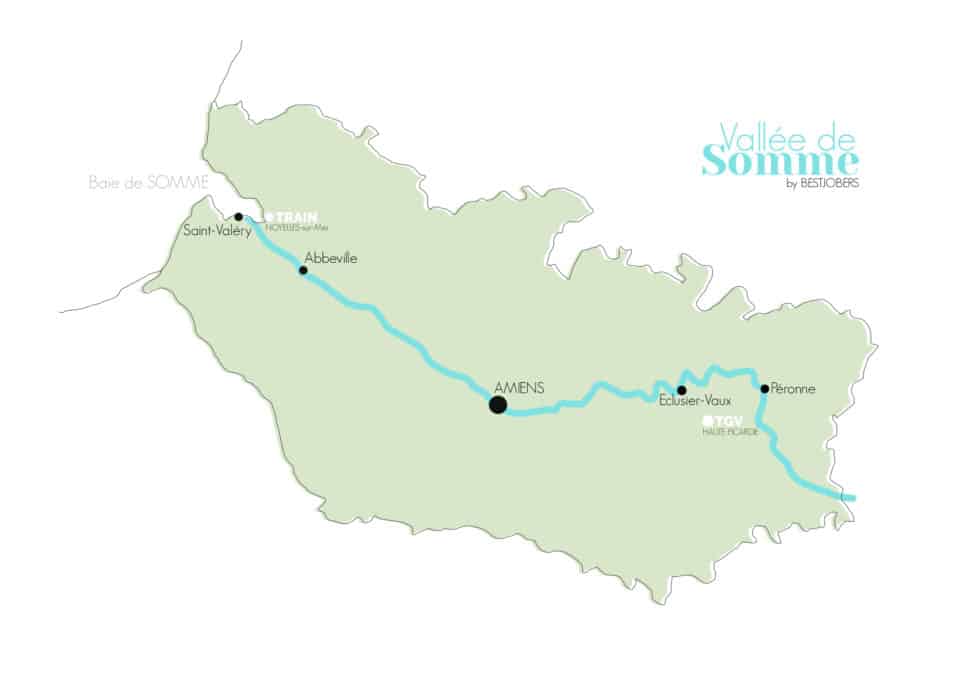 Découvrir la Vallée de la Somme en vélo sur la véloroute V30