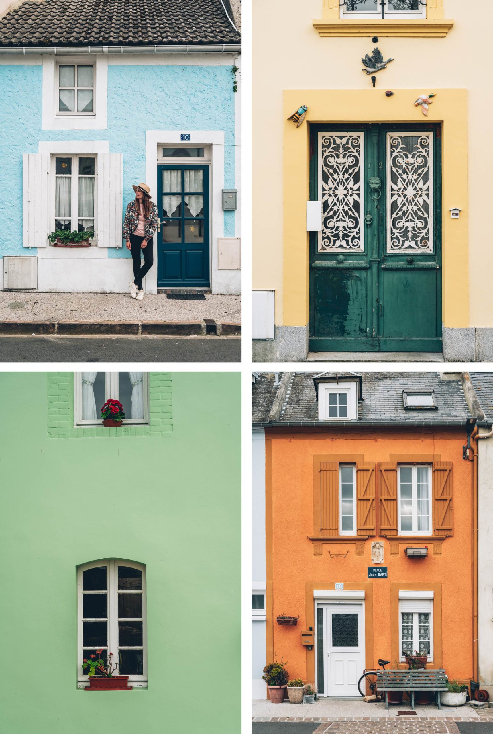 Les maisons colorées d'Isigny