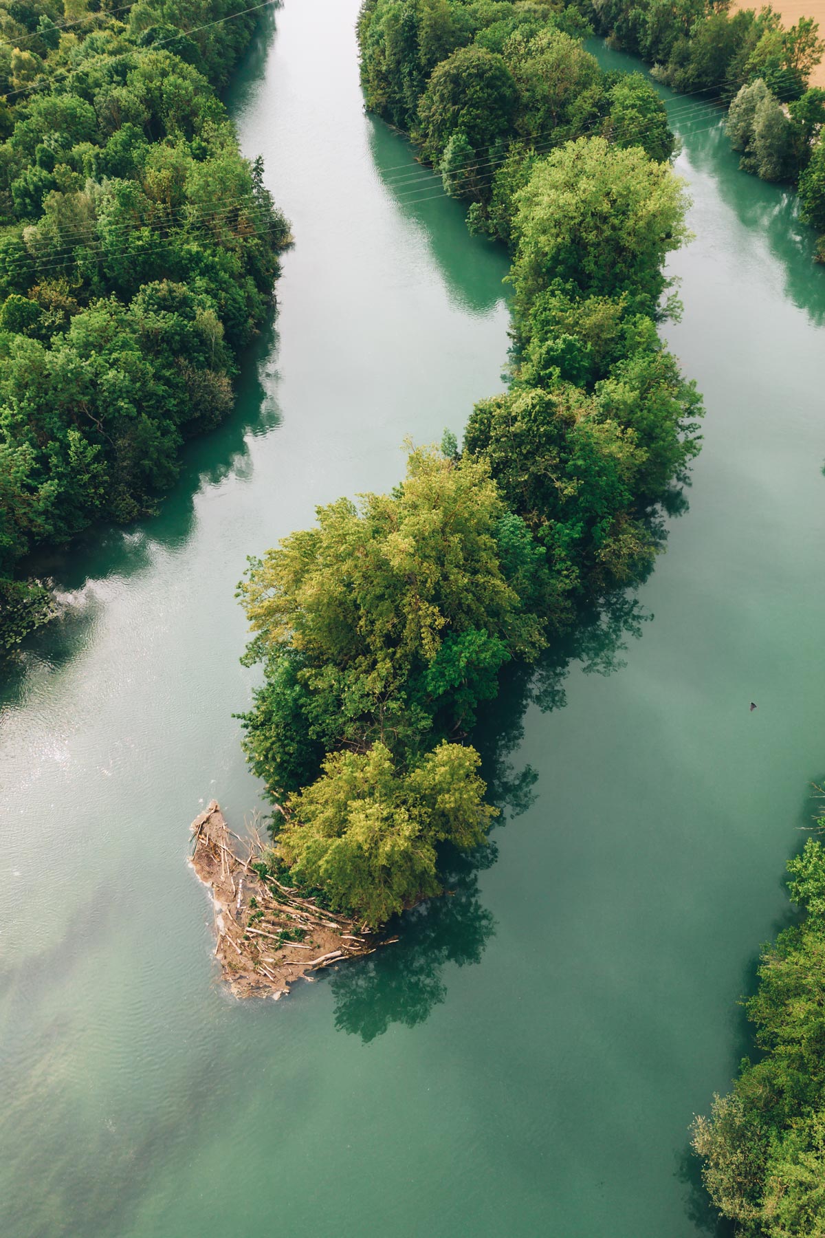 La Marne vue du ciel