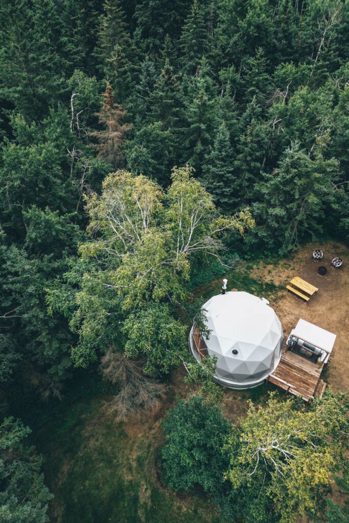 Elk island retreat, logement insolite Canada