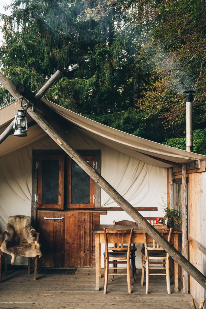 Cabane Trappeur en Suisse