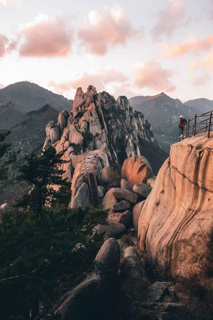 Ulsanbawi rock, Seoraksan, Corée du Sud