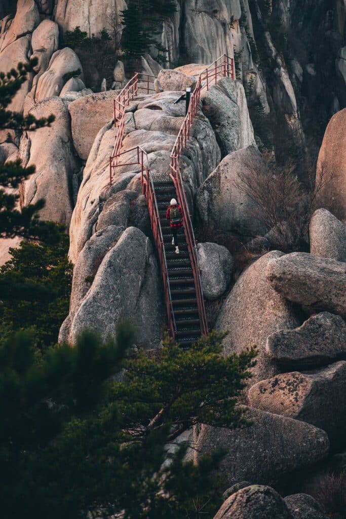 Ulsanbawi rock, Seoraksan, Corée du Sud