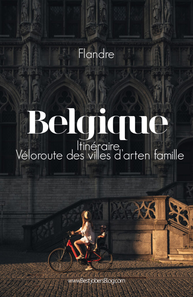 Itinéraire la route des villes d'art en velo, Belgique