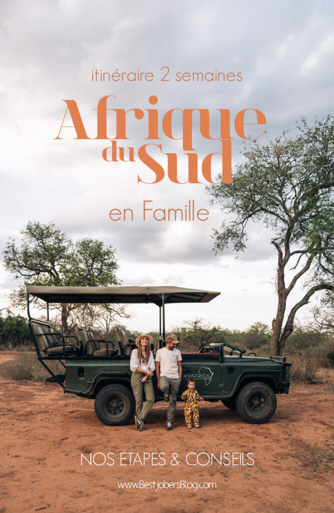 Afrique du sud en Famille itinéraire