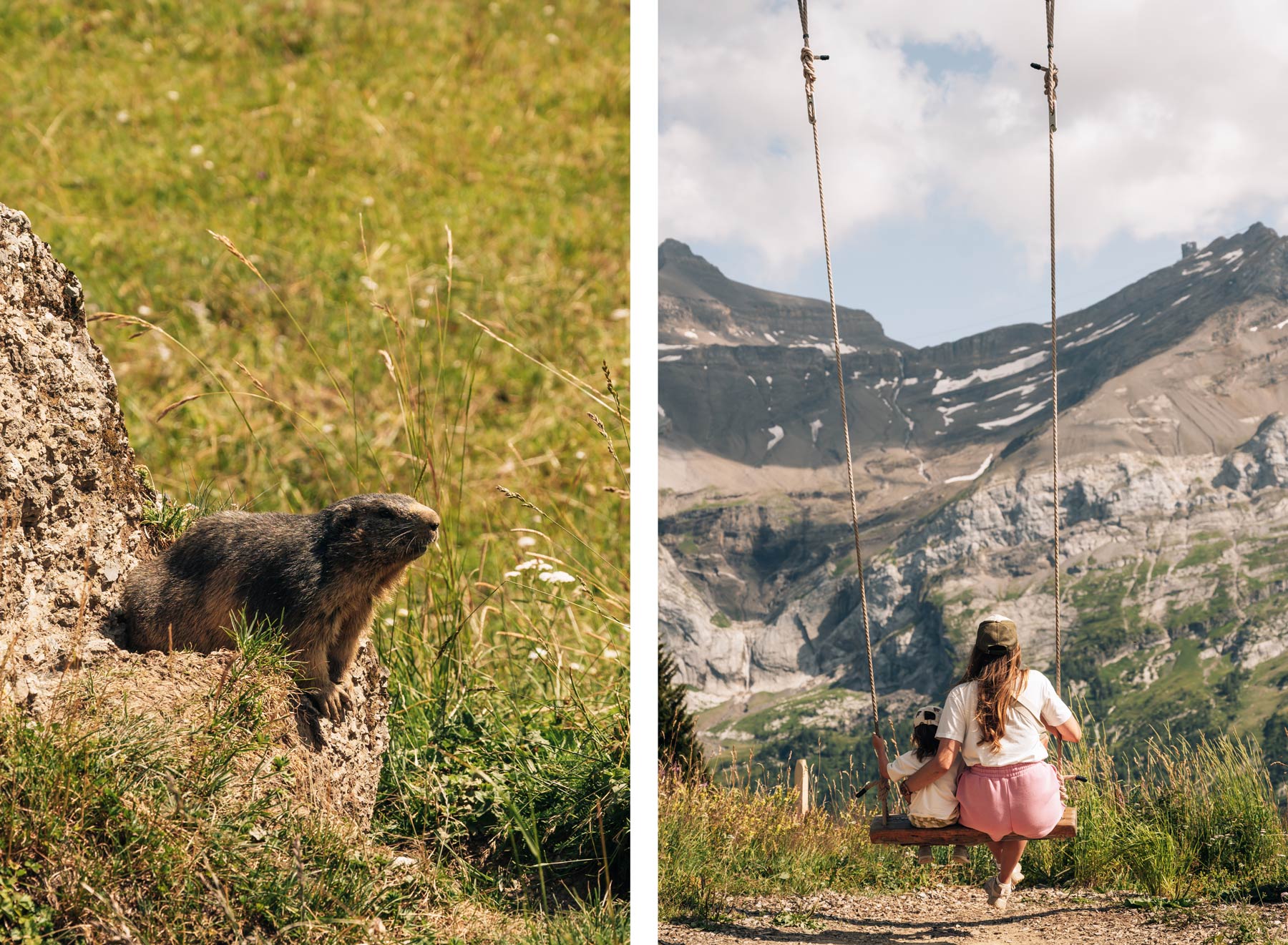 Balançoire Isenau, Les Diablerets, Suisse