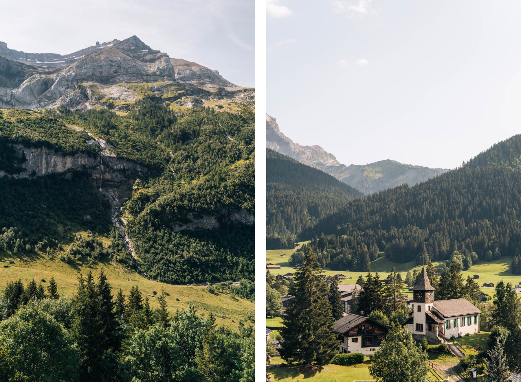 Cascade du Dar, Les Diablerets